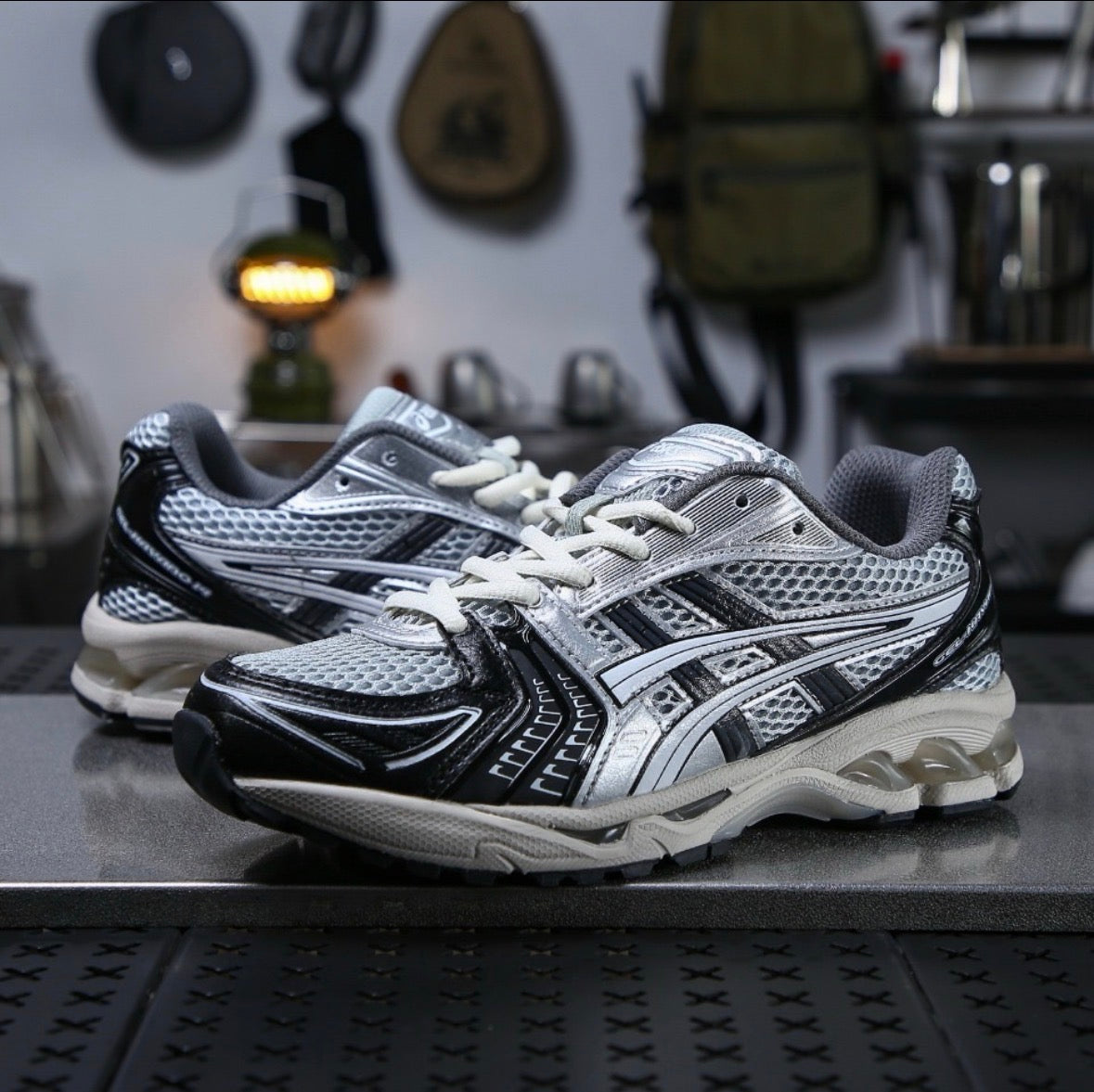 ASICS Gel Kayano 14 Black Glacier Grey