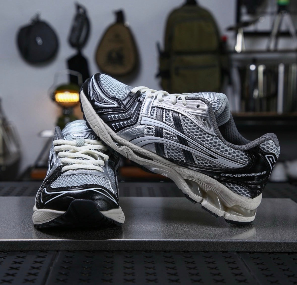 ASICS Gel Kayano 14 Black Glacier Grey