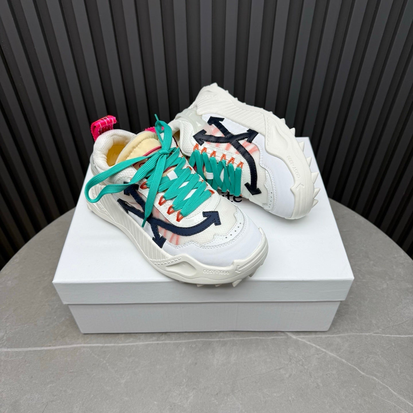 OFF-WHITE Odsy-1000 Blanc Bleu SS20