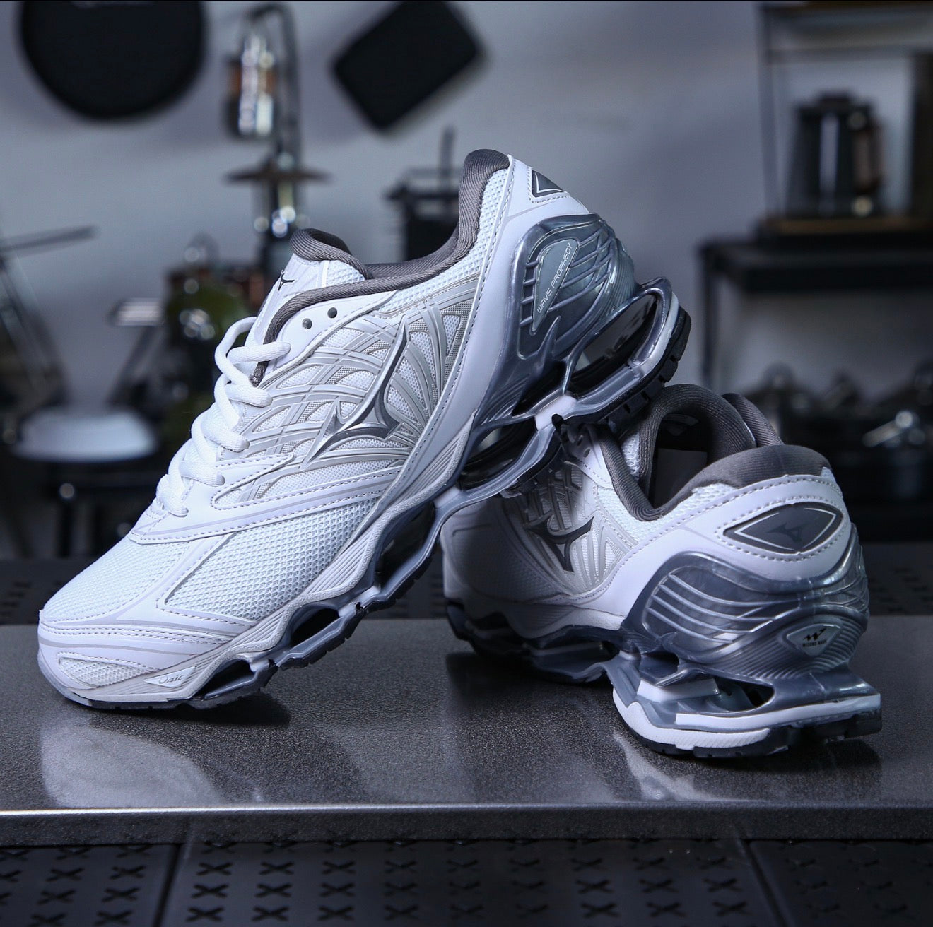 Mizuno Baskets Wave Prophecy White