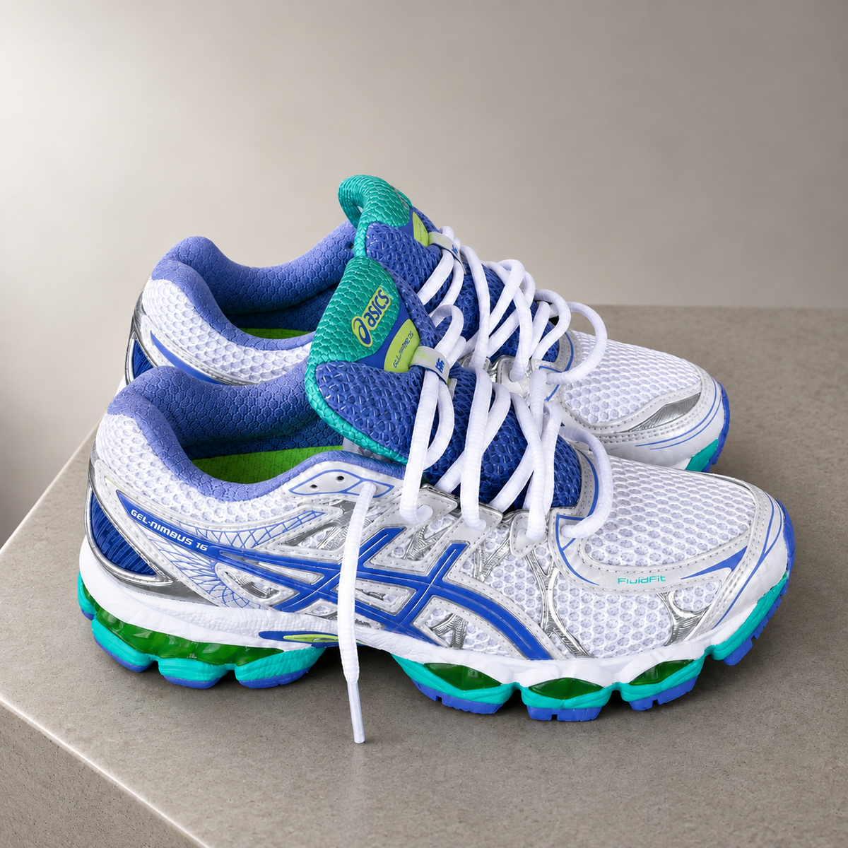 Asics Gel Nimbus 16 Aqua Blue