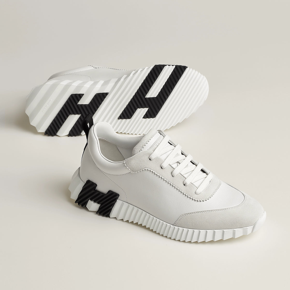 Bouncing Homme White & Black