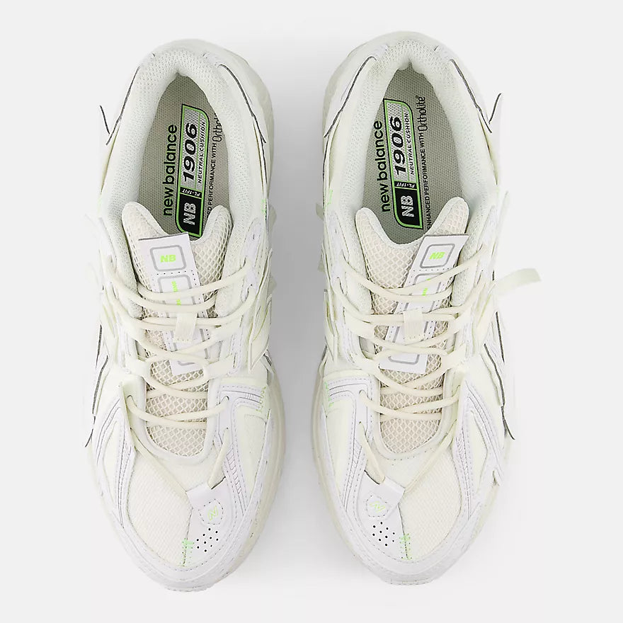 NEW BALANCE 1906R White Green Clear